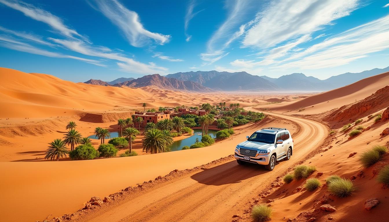 partez à la découverte des merveilles du sud marocain lors d’un road trip inoubliable : paysages grandioses, villages authentiques et aventures hors du commun vous attendent tout au long de cet itinéraire unique.